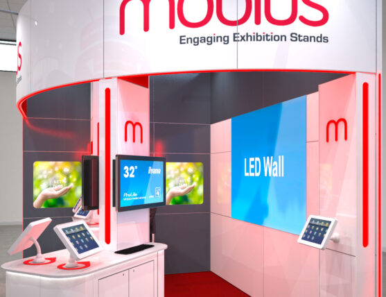 4m x 3m Open 2 sides 12 Squ m exhibition stand
